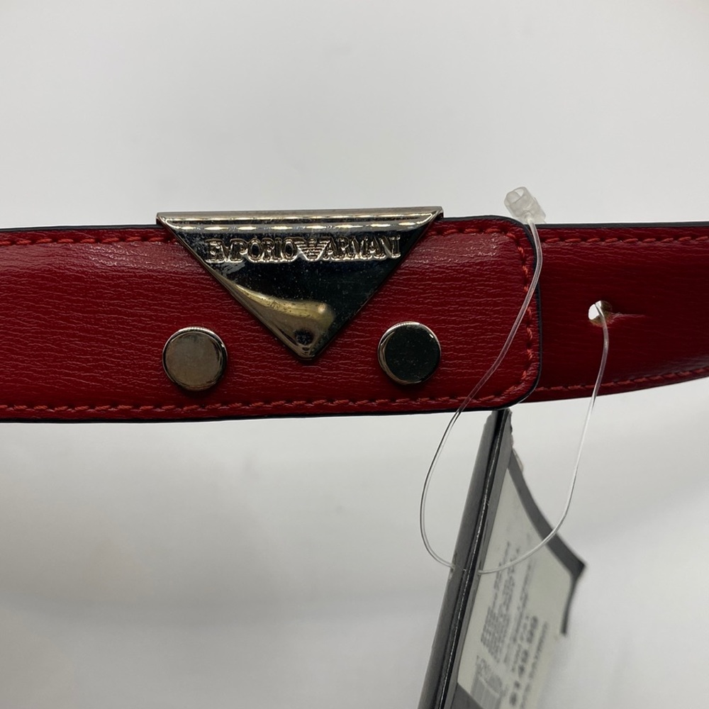 Emporio Armani Red Belt